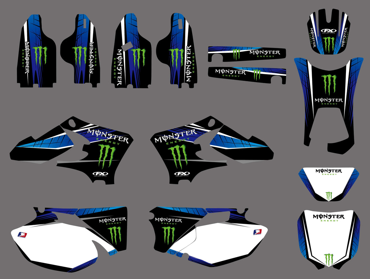 YAMAHA WRF WR 250-450 2003-2006 Deco Kit - Monster #2