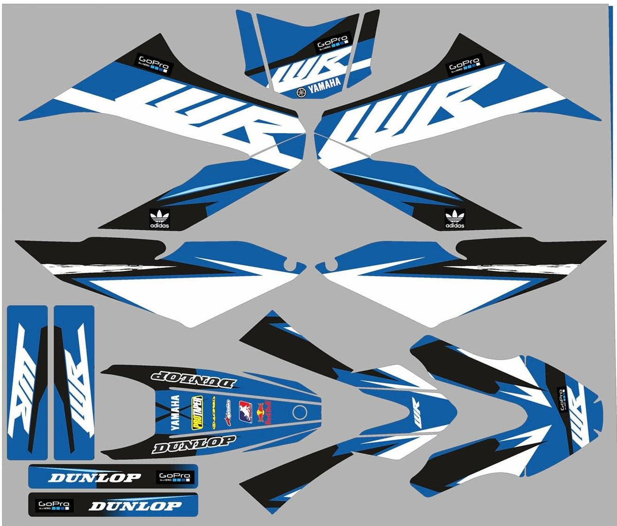 Kit Déco YAMAHA WRR WRX 125 - BLUE FACTORY