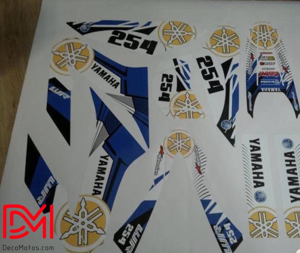 Kit Déco Yamaha WRR WRX 125 - BLUE YELLOW