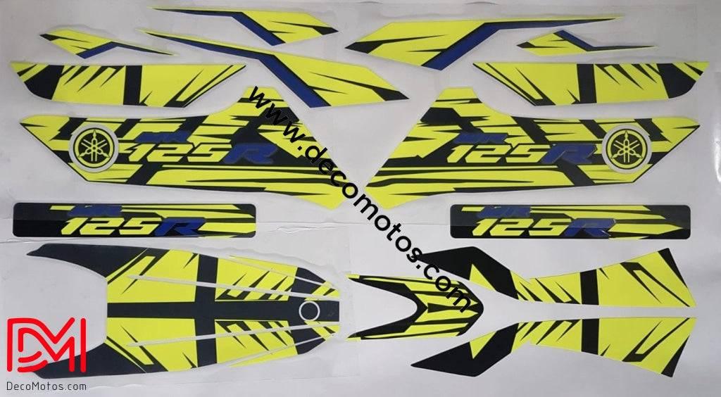 Kit Déco YAMAHA WRR WRX 125 - FLUO