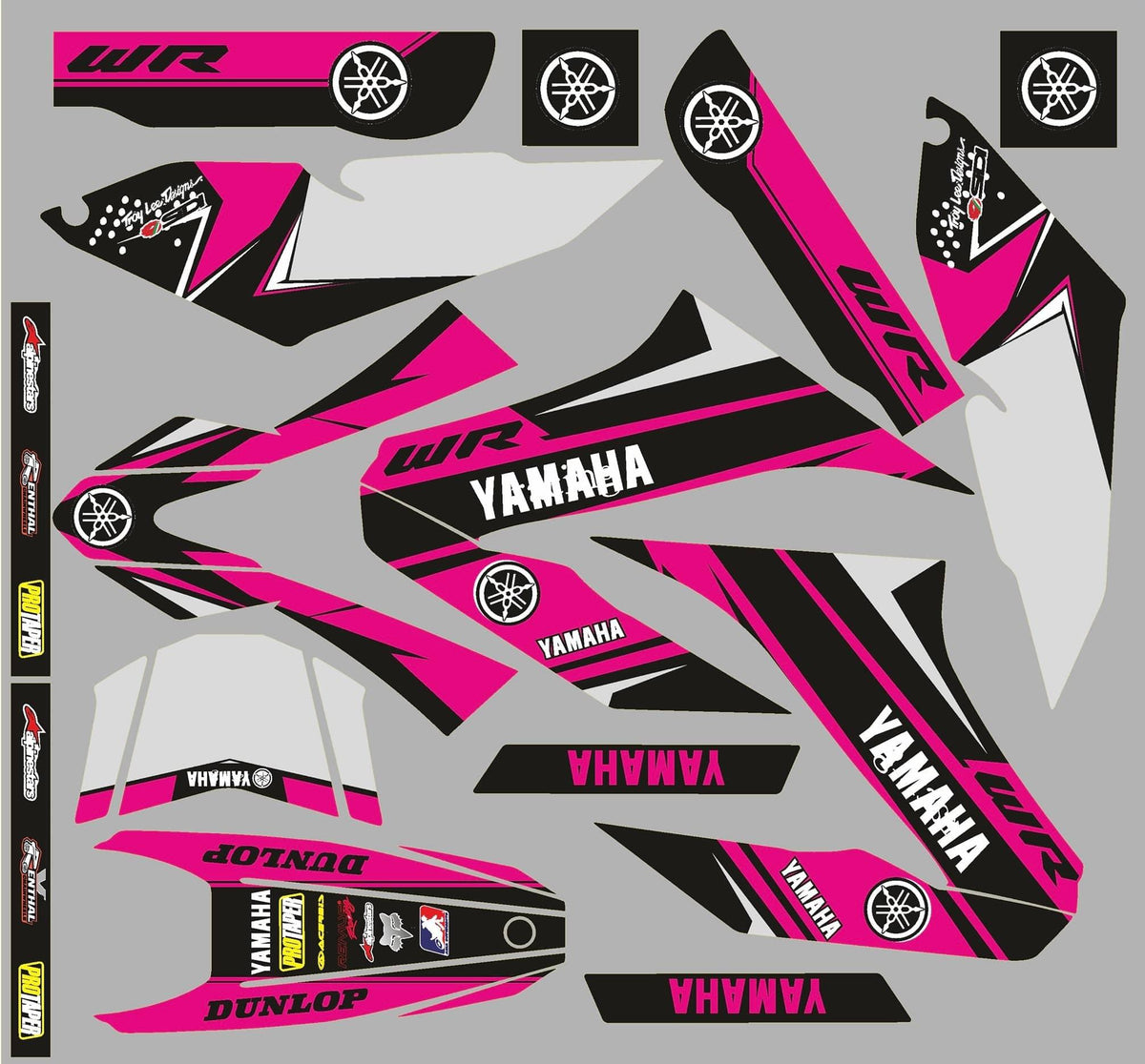 Kit Déco YAMAHA WRR WRX 125 - PINK