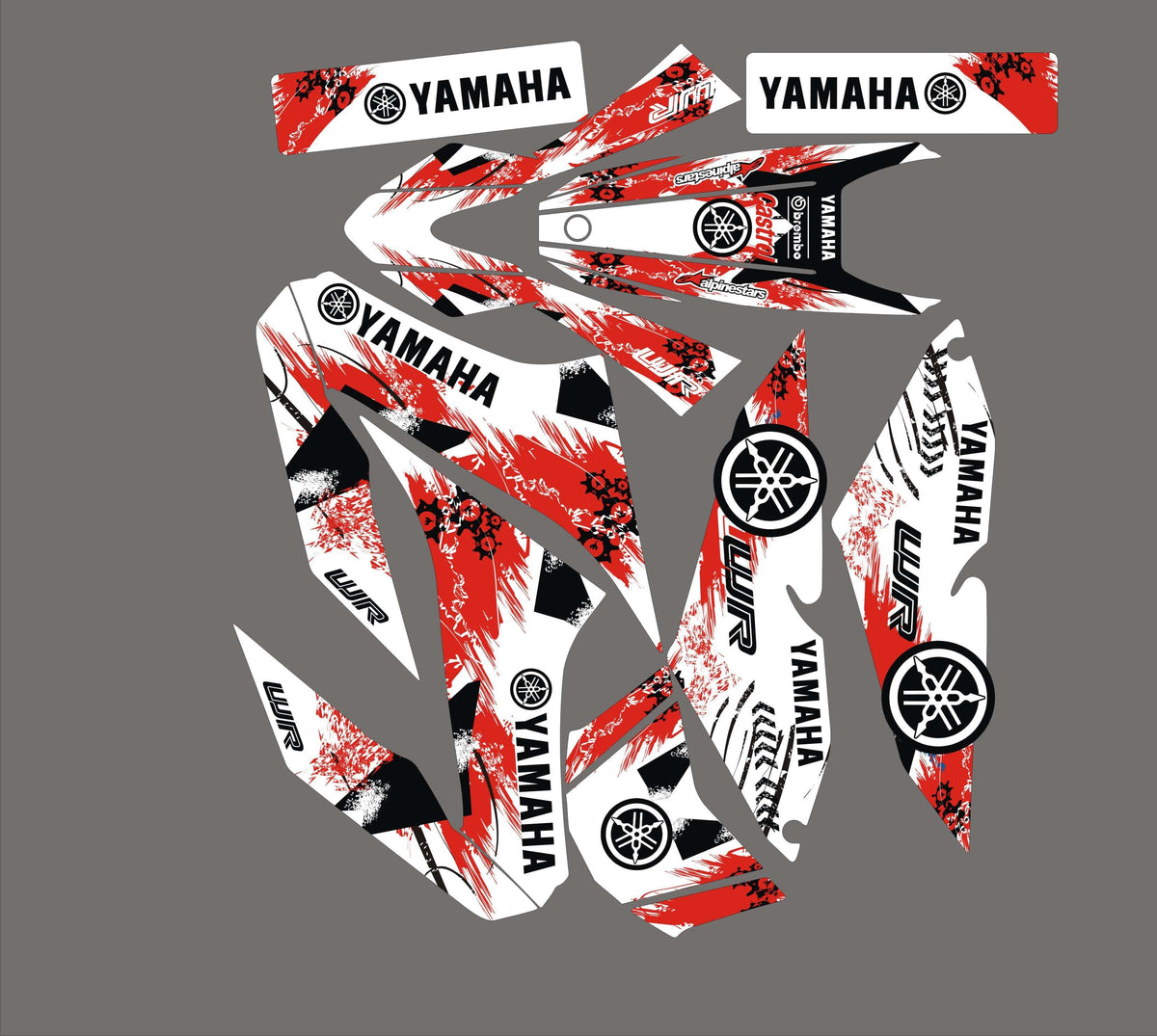 Kit Déco YAMAHA WRR WRX 125 - RED