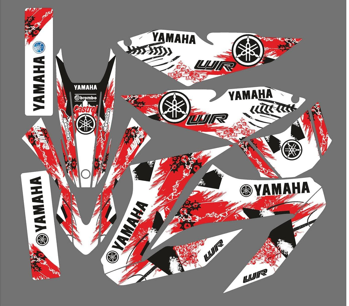 Kit Déco YAMAHA WRR WRX 125 - RED