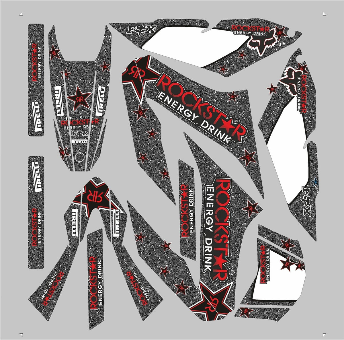 Kit Déco YAMAHA WRR WRX 125 - ROCKSTAR