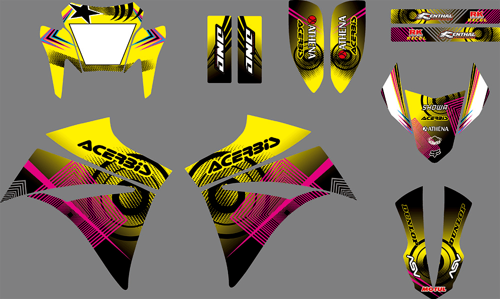 Kit déco YAMAHA XT 660 AVANT 2006 ACERBIS