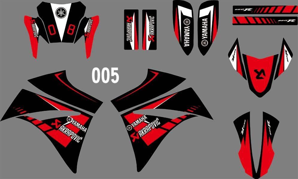 Kit déco YAMAHA XT 660 AVANT 2006 RED