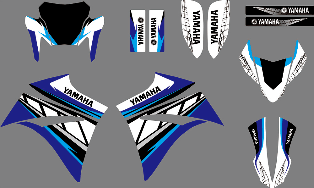 Kit déco YAMAHA XT 660 AVANT 2006 YZ STYLE