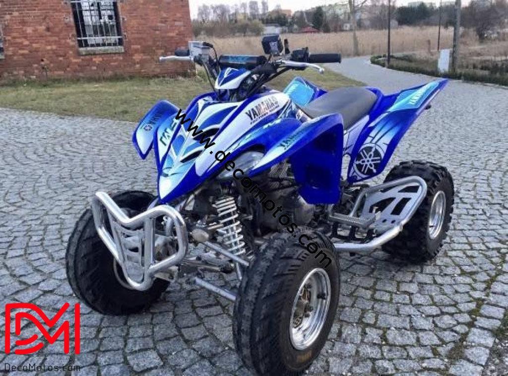 Kit déco Yamaha YFM 350 Raptor - BLUE ORIGINAL
