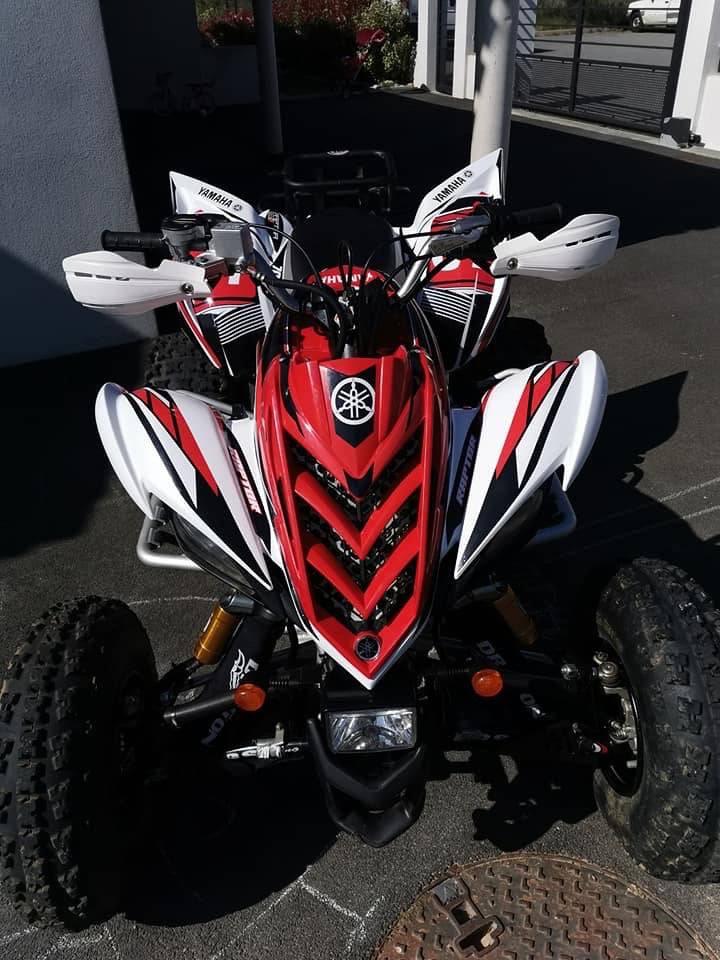 kit gráfico Yamaha YFM 700 RAPTOR 2006-2012 - VERMELHO