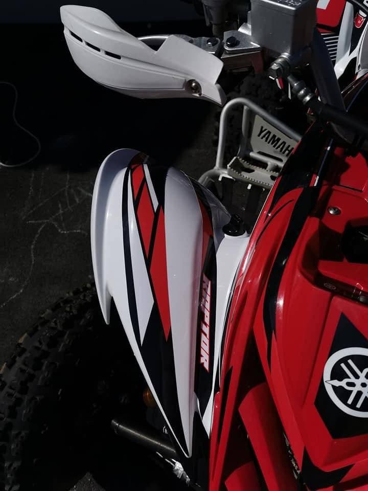kit gráfico Yamaha YFM 700 RAPTOR 2006-2012 - VERMELHO