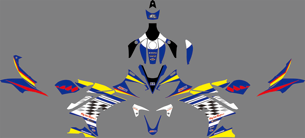 Kit Déco YAMAHA YFZ R15 DAMIER