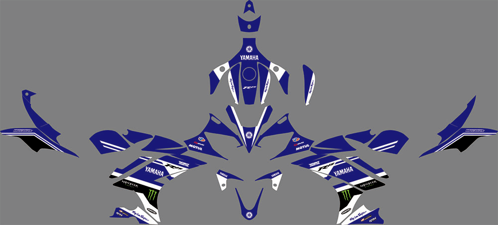 Kit Déco YAMAHA YFZ R15 MONSTER