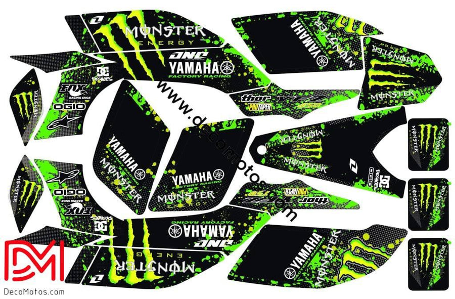 Kit grafiche Yamaha YFZ 450 R RAPTOR 2004-2008 - MONSTER 2