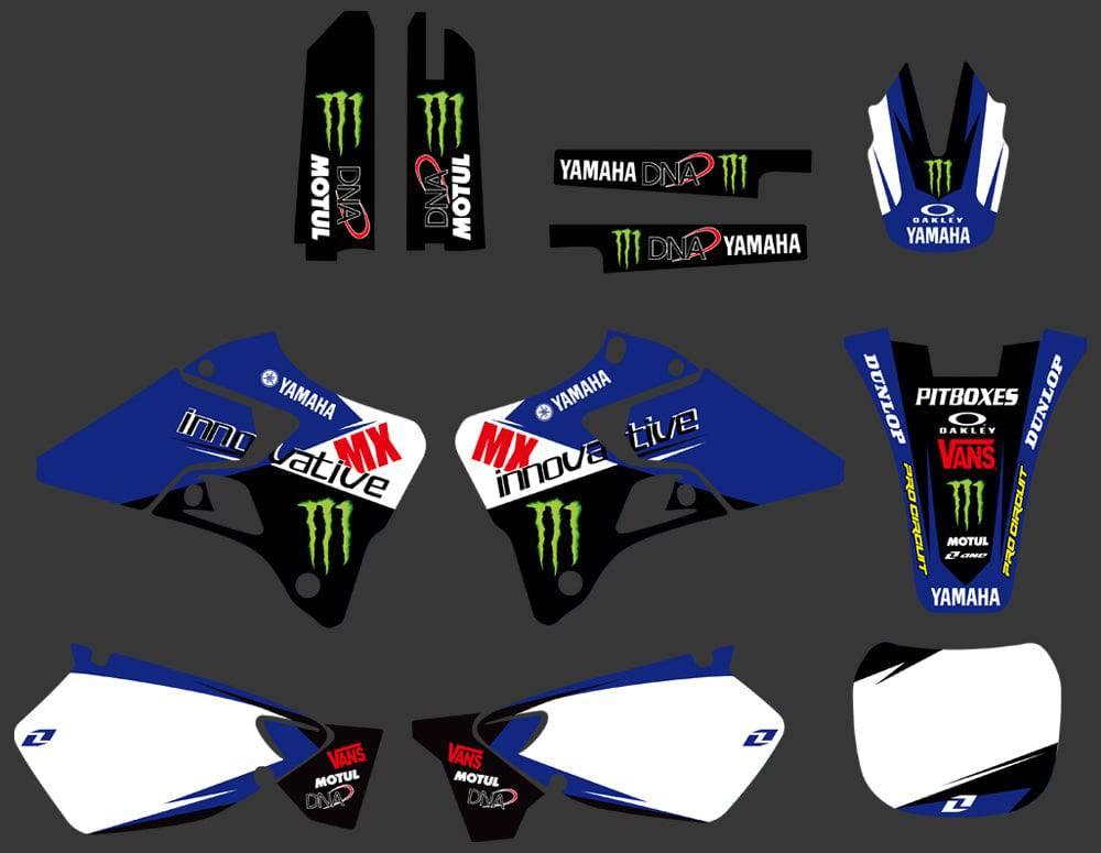 Kit déco YAMAHA YZ 125-250 1996-2001 - MONSTER