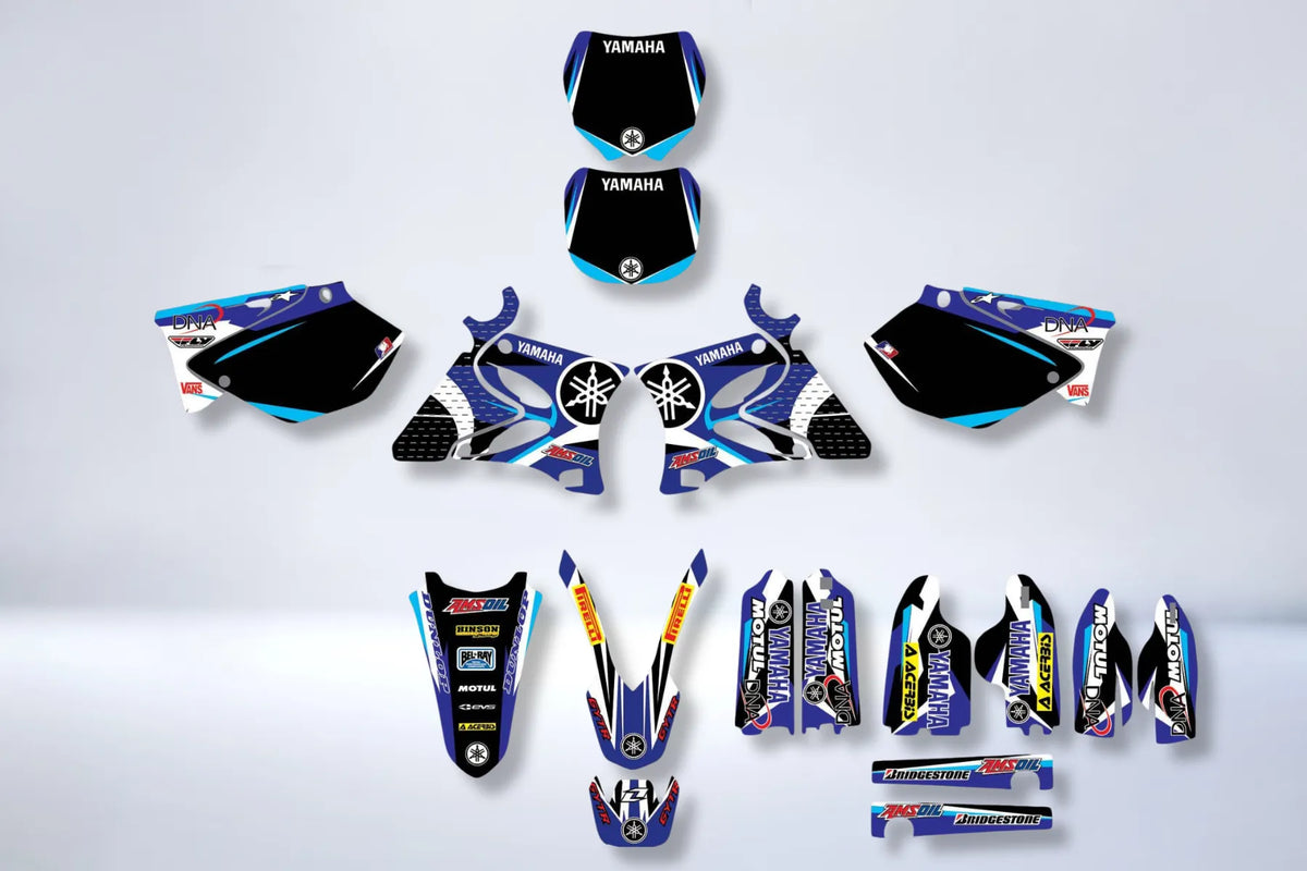 Kit déco YAMAHA YZ 125-250 2002-2014 - BLUE FACTORY