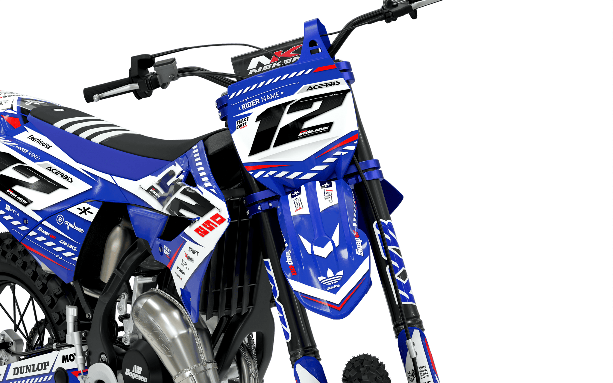 Factory Decal Kit – Yamaha YZ 125 / 250 2022-2023