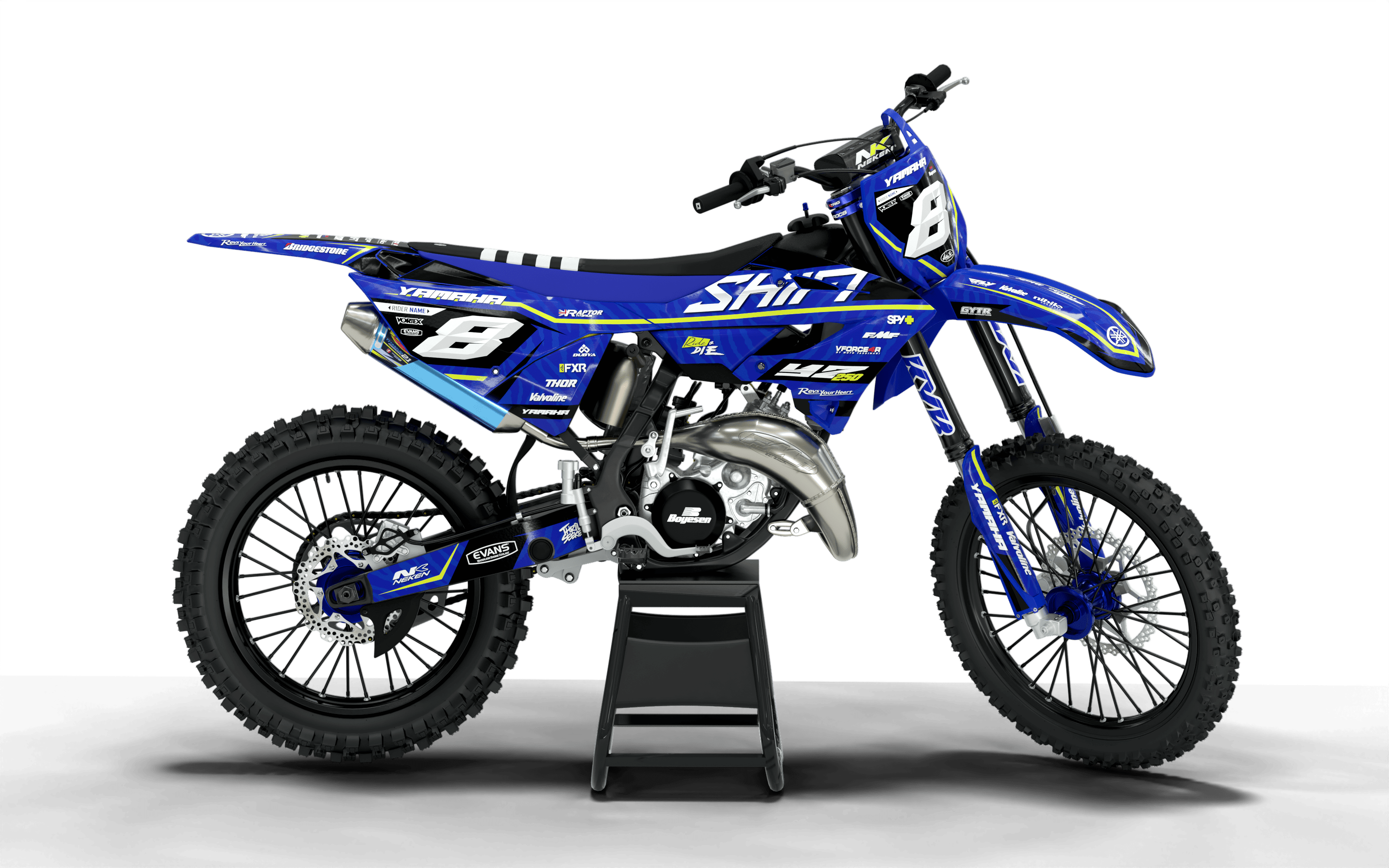 yamaha yz 125 - 250 / 2015-2021 graphic set decal kit yamaha yz 125 - 250 / 2015-2021 graphic set decal kit