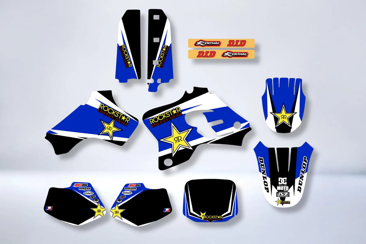 Kit déco YAMAHA YZ 80 1993-2001 - BLUE ROCKSTAR