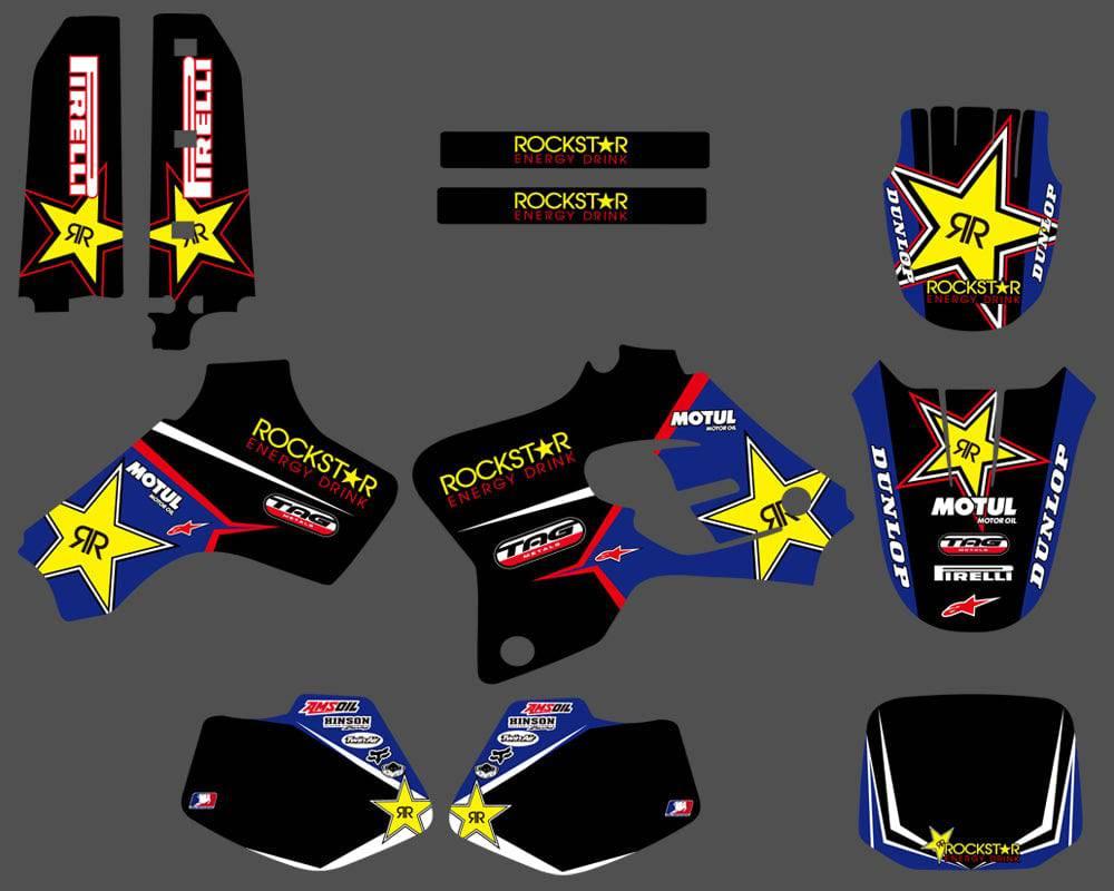 Kit déco YAMAHA YZ 80 1993-2001 - ROCKSTAR