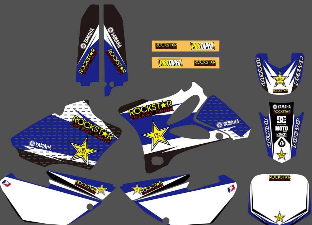 Kit déco Yamaha YZ 85 2002-2014 - BLUE ROCKSTAR #2