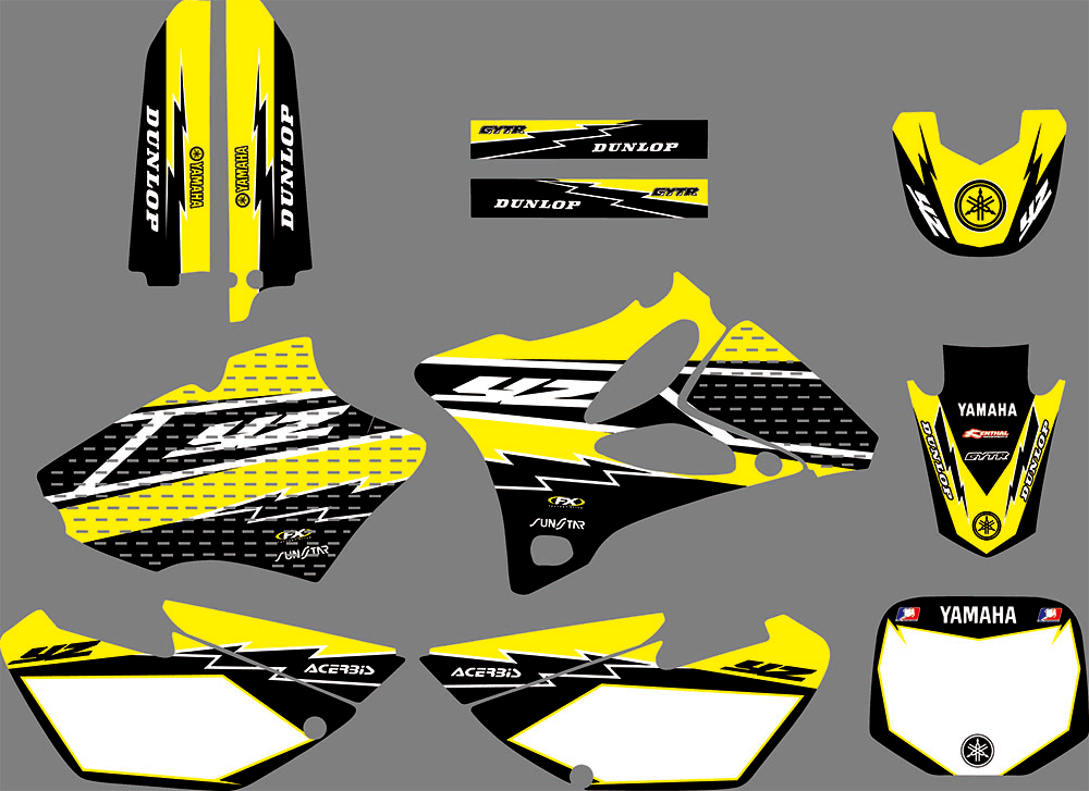 Kit déco Yamaha YZ 85 2002-2014 - YELLOW