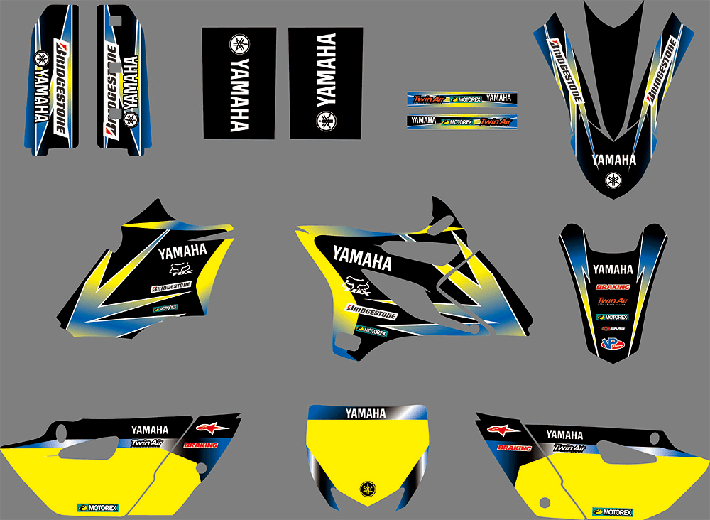Kit déco Yamaha YZ 85 2015-2021 - BLUE YELLOW