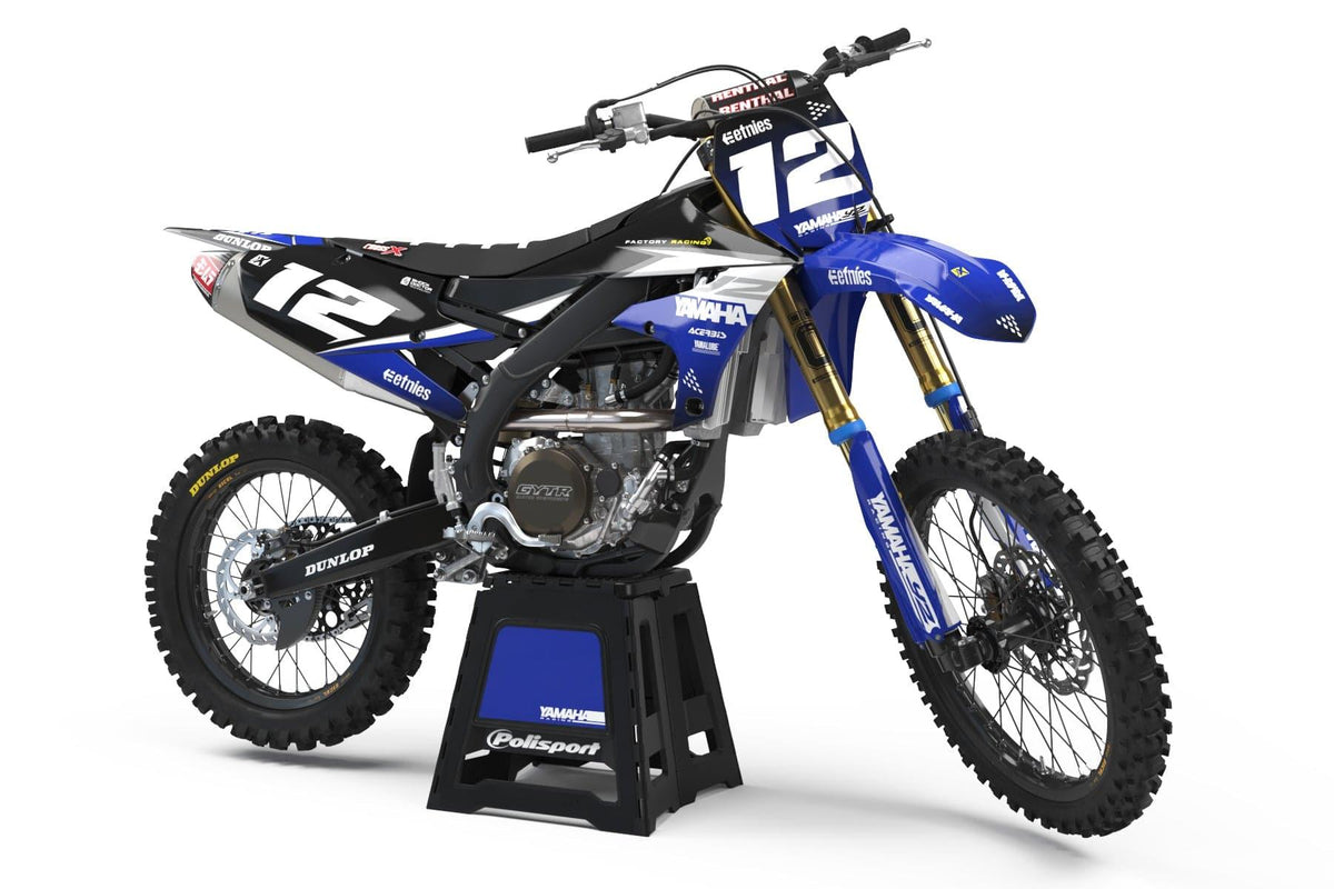 Kit déco YAMAHA YZ/YZF/WR/WRF/TTR/DTR/DTX/XT 660 - Aura Black