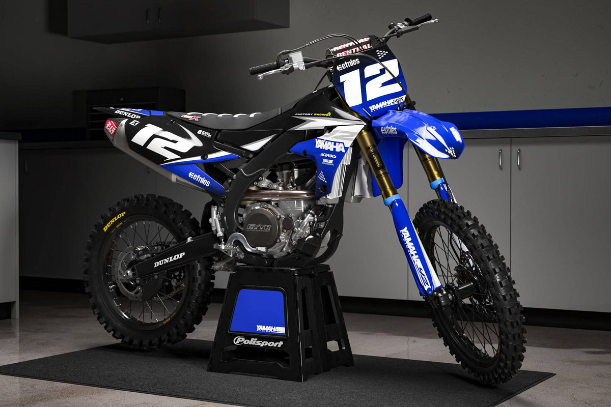 Kit déco YAMAHA YZ/YZF/WR/WRF/TTR/DTR/DTX/XT 660 - Aura Black