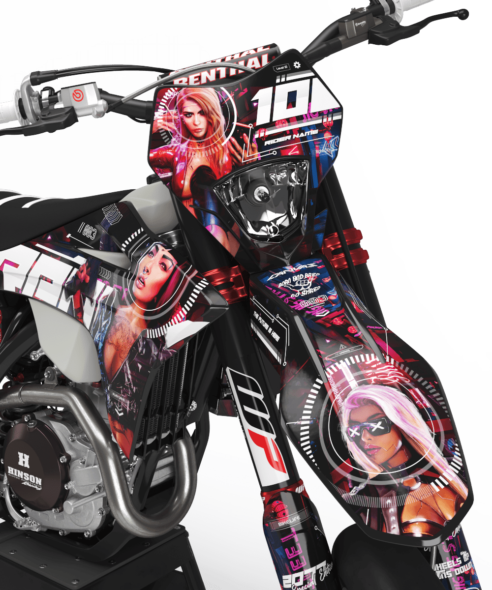 Cyborg - Kit déco YAMAHA YZ/YZF/WR/WRF/TTR/DTR/DTX/XT660
