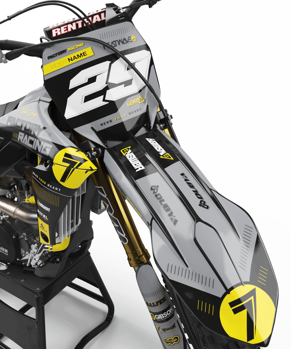 YAMAHA YZ/YZF/WR/WRF/TTR/DTR/DTX/XT660 graphics kit - ETHER