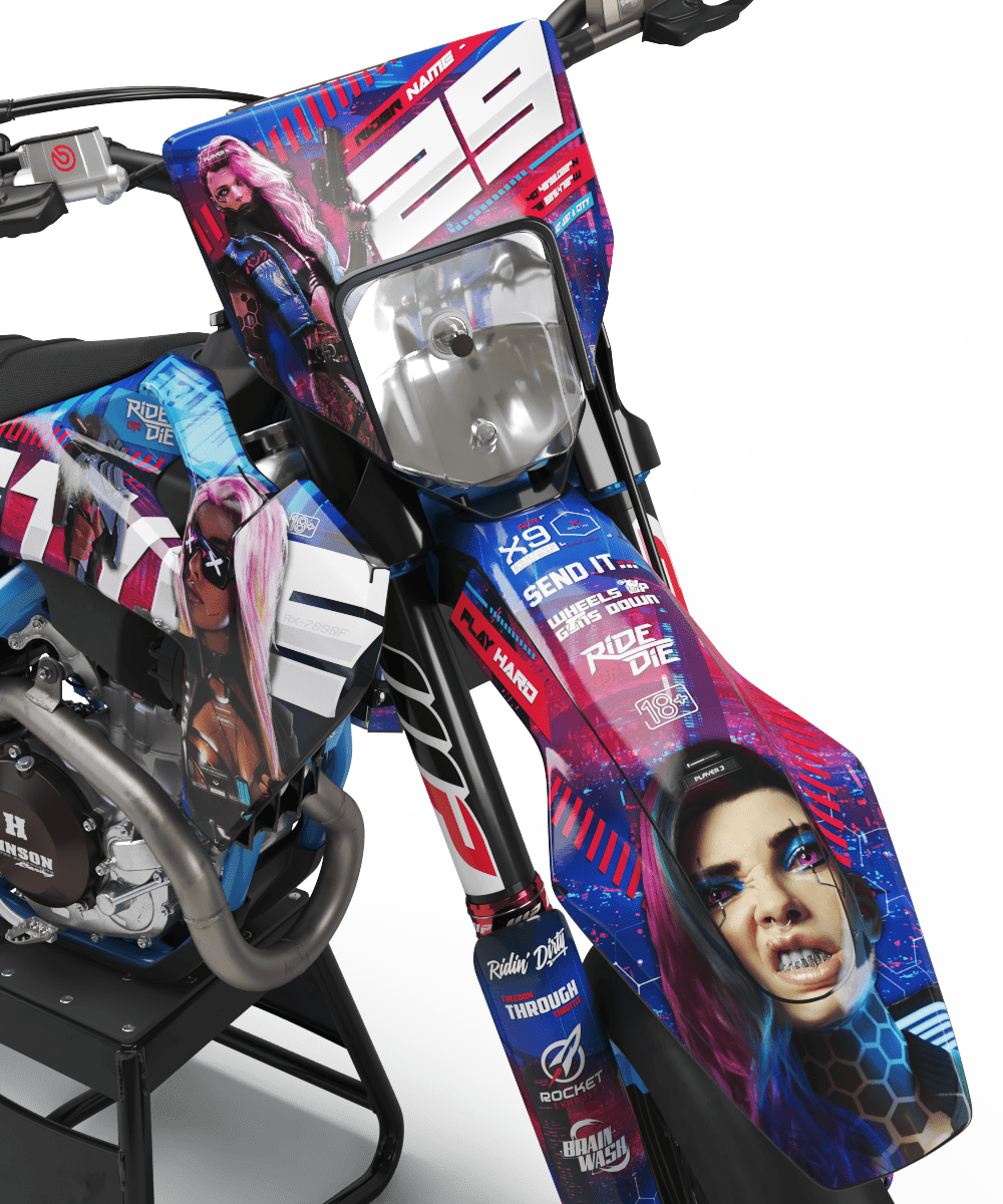 Night - Kit déco YAMAHA YZ/YZF/WR/WRF/TTR/DTR/DTX/XT660