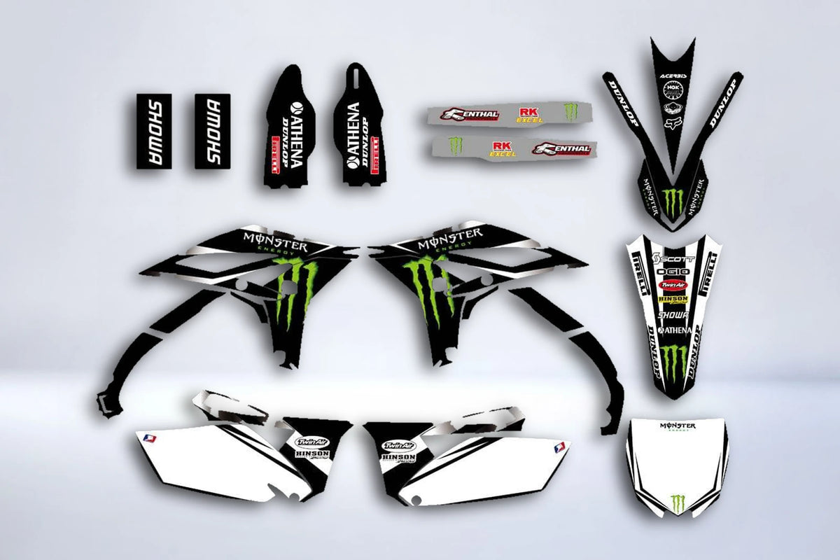 Kit Déco YAMAHA YZF 250 2010-2013 - BLACK MONSTER
