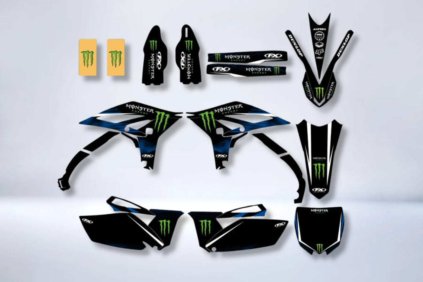 Kit Déco YAMAHA YZF 250 2010-2013 - BLUE MONSTER