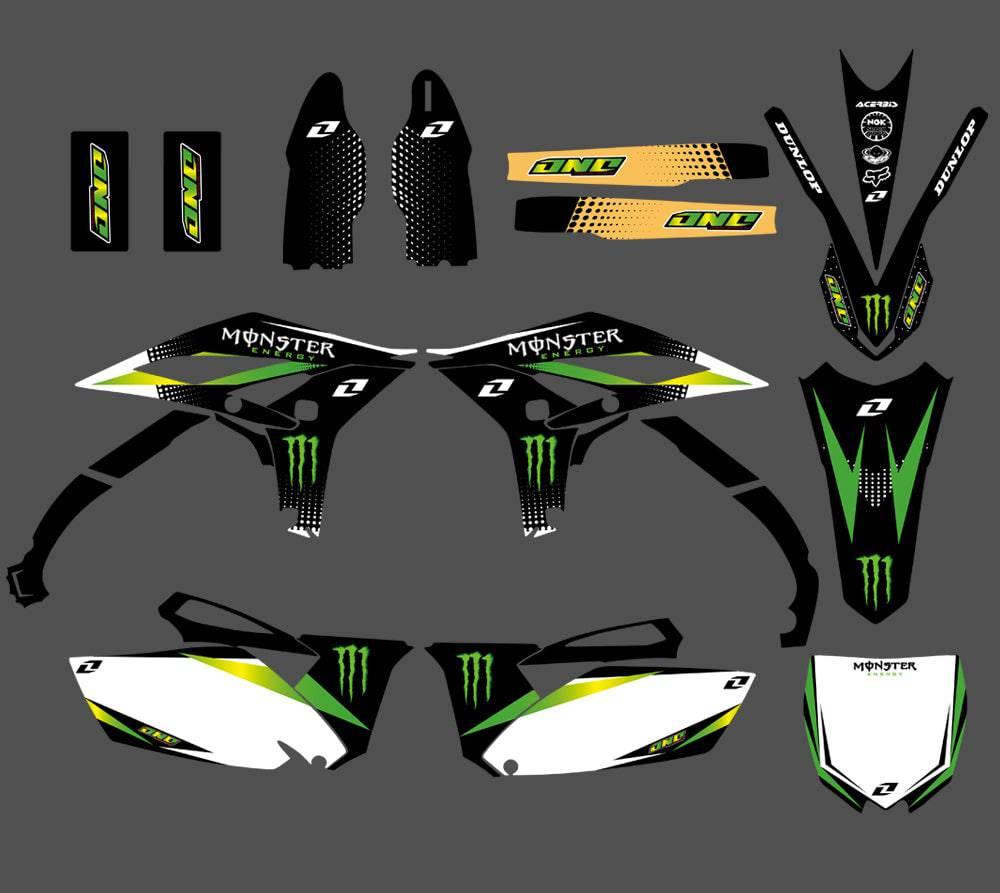 Kit Déco YAMAHA YZF 250 2010-2013 Green Monster