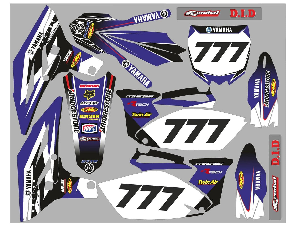 Kit Déco YAMAHA YZF 250 2010-2013 ORIGINAL #5