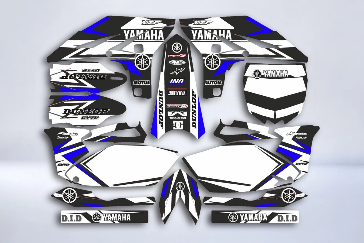 Kit Déco YAMAHA YZF 250 2010-2013 - ORIGINAL BLUE