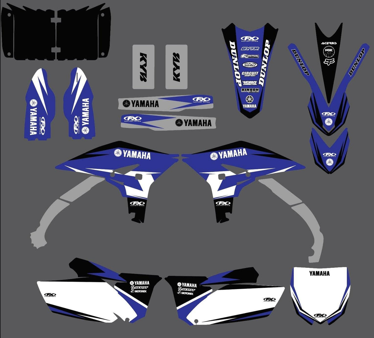 Kit Déco YAMAHA YZF 250 2010-2013 Origine