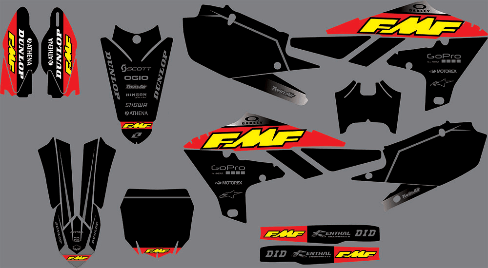 Graphics kit YAMAHA YZF 250 (2019-2021) / 450 (2018-2022) FMF
