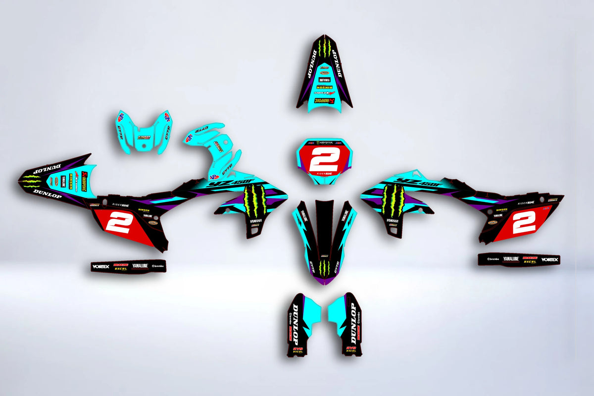 Kit Déco Yamaha YZF 250 2024-2025 & YZF 450 2023-2025 - LYNORA