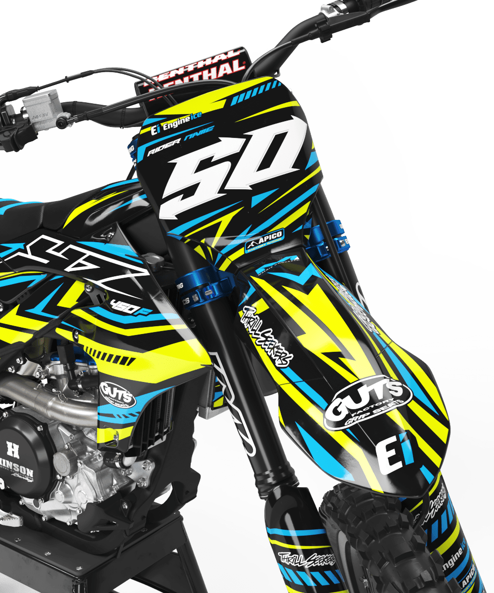 Dekorationssatz Yamaha YZF 250 2024-2025 & YZF 450 2023-2025 - ANGULAR