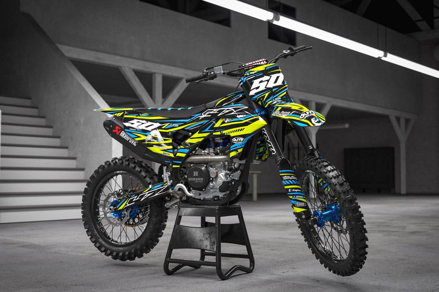 Kit Déco Yamaha YZF 250 2024-2025 & YZF 450 2023-2025 - ANGULAR
