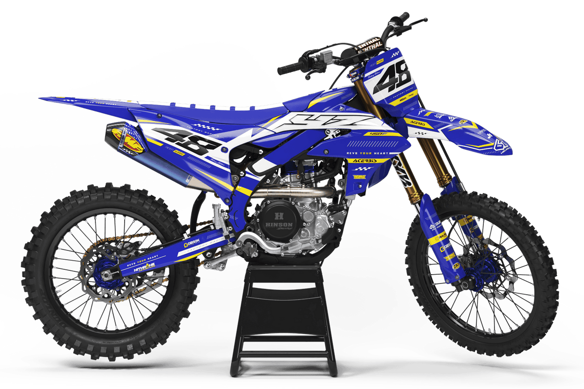 Kit Déco Yamaha YZF 250 2024-2025 & YZF 450 2023-2025 - FACTORY YELLOW