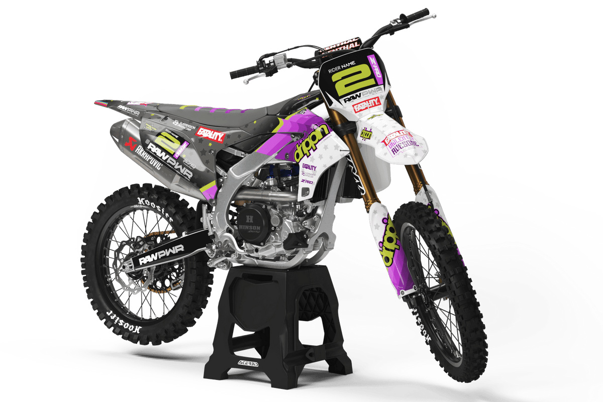 Kit Déco Yamaha YZF 250 2024-2025 & YZF 450 2023-2025 - Old School