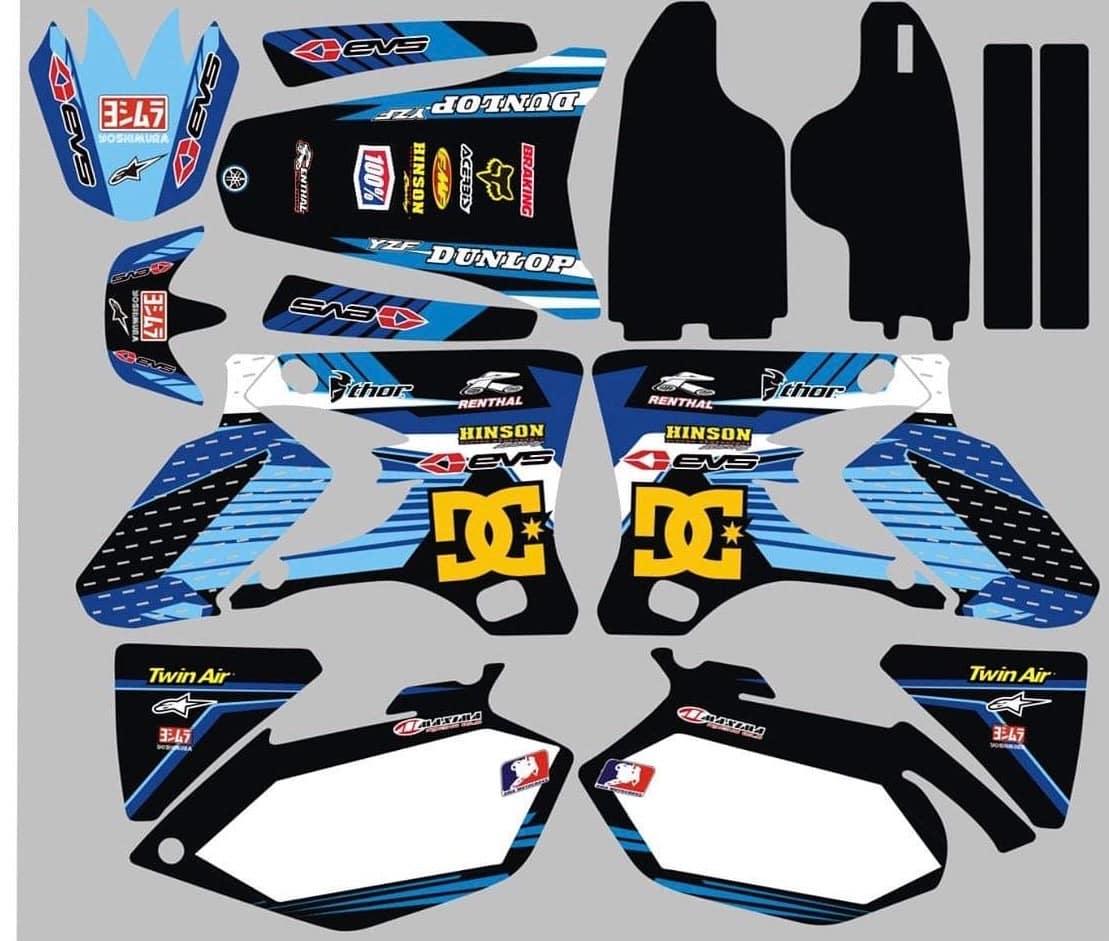 Dekor-Kit YAMAHA YZF 250-450 2003-2005 DC