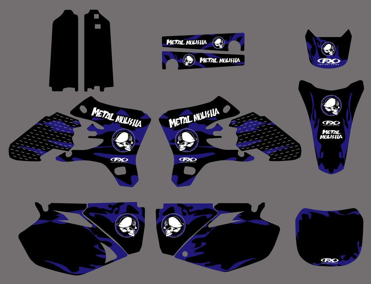 YAMAHA YZF 250-450 2003-2005 METAL MULISHA DECORATION KIT