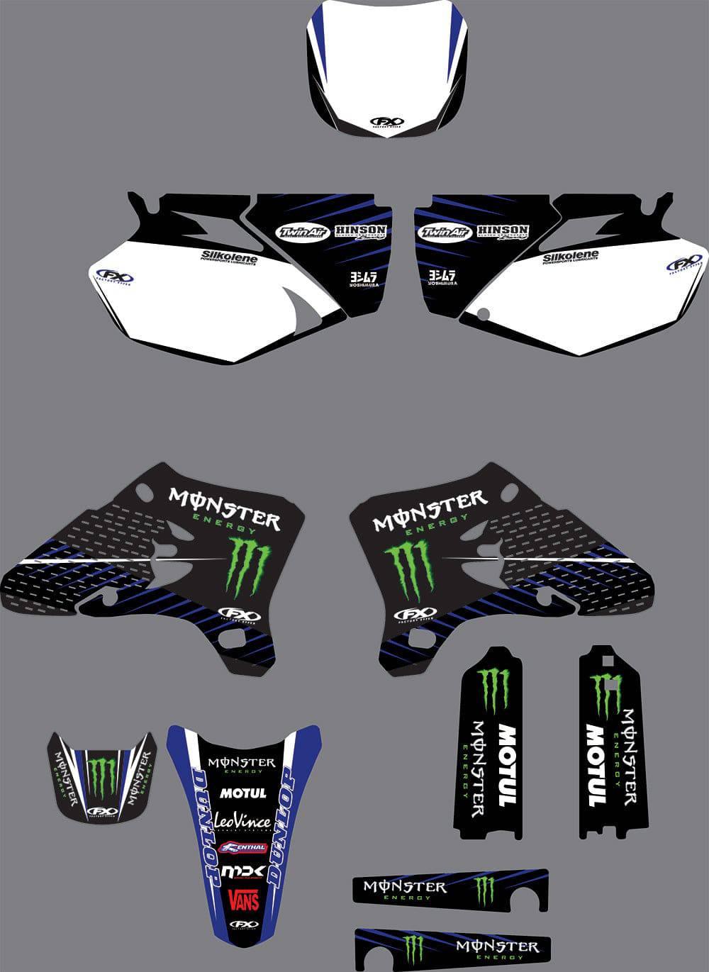 Kit Déco Yamaha YZF 250-450 2003-2005 - MONSTER