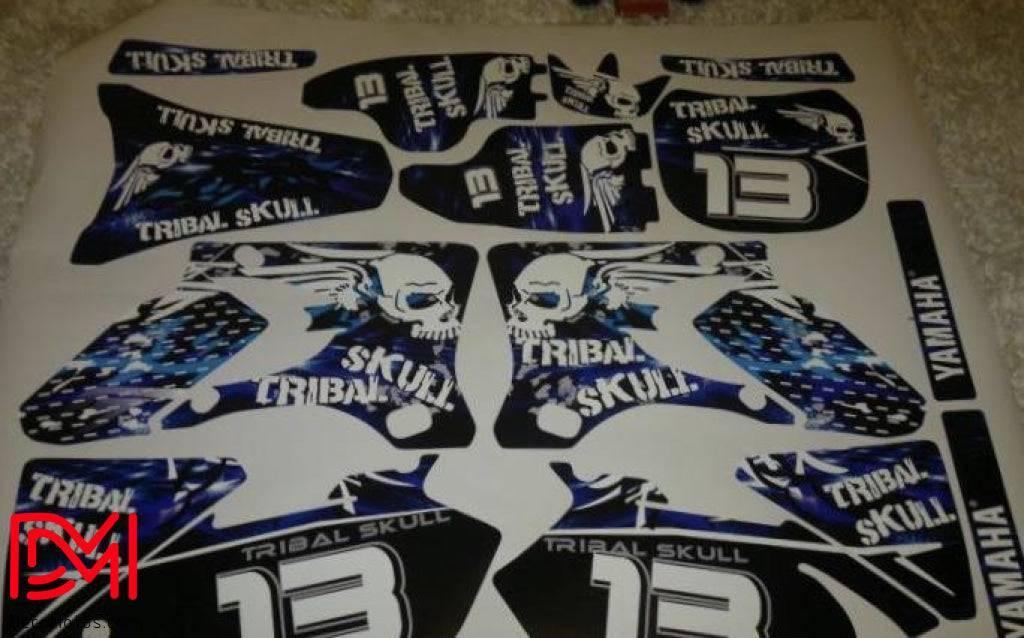 TRIBAL SKULL Deco Kit – Yamaha YZF 250/450 2003-2005