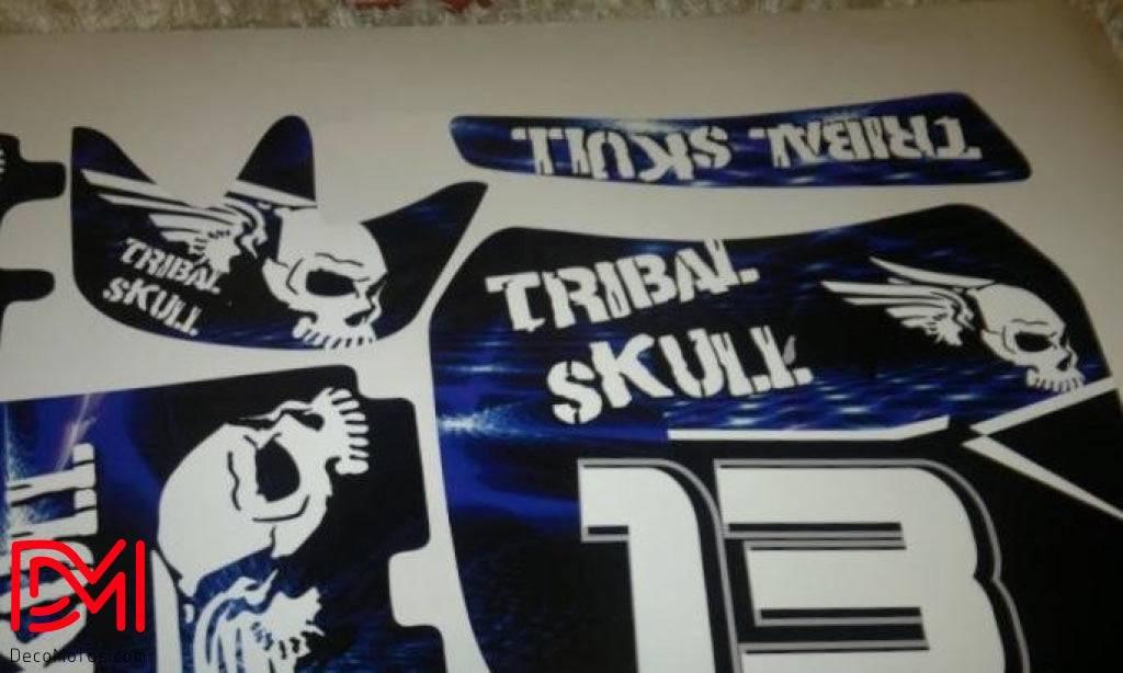 TRIBAL SKULL Deco Kit – Yamaha YZF 250/450 2003-2005