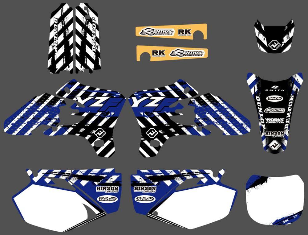 Kit de decoración YAMAHA YZF 250-450 2003-2005 CEBRA