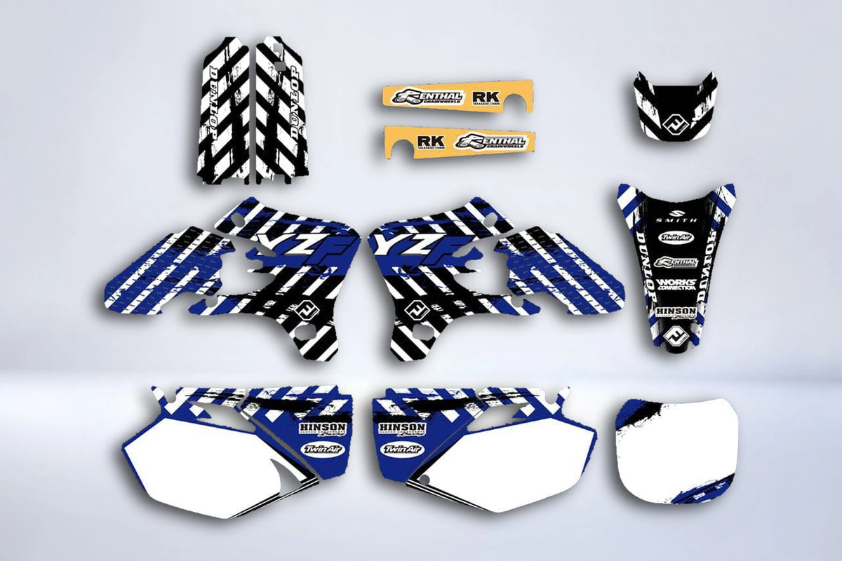 Kit de decoración YAMAHA YZF 250-450 2003-2005 CEBRA